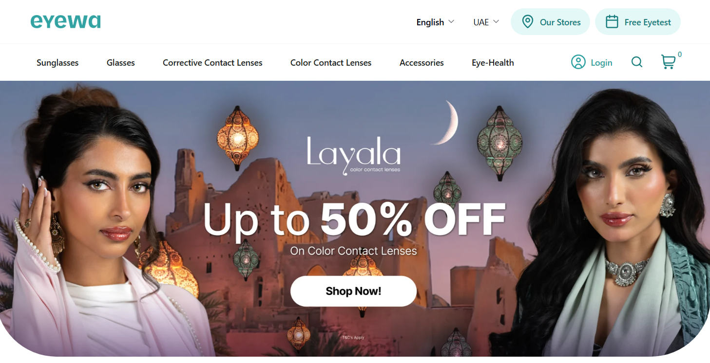Eyewa Platform Screenshot